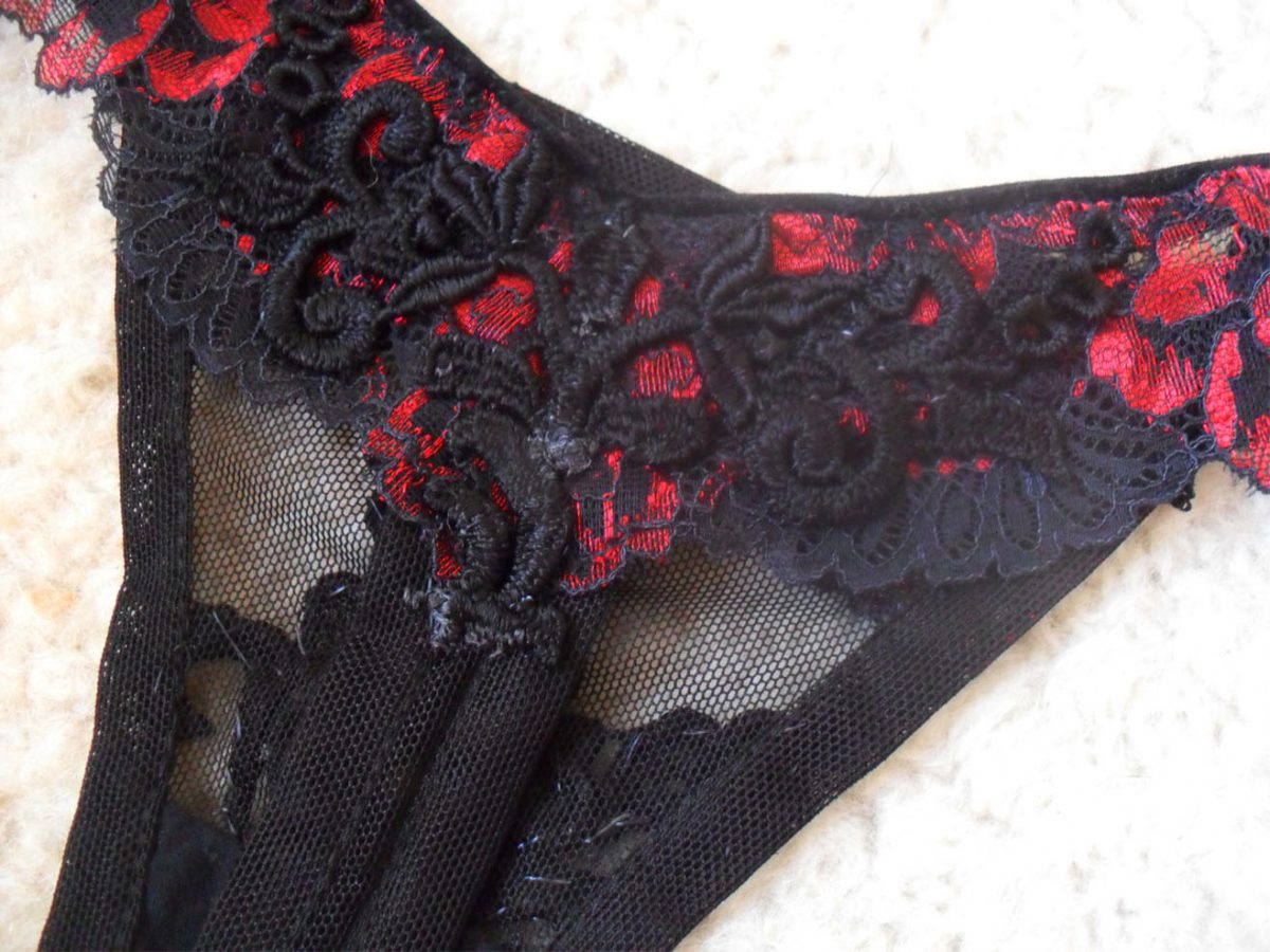 Red Poetry Bralette