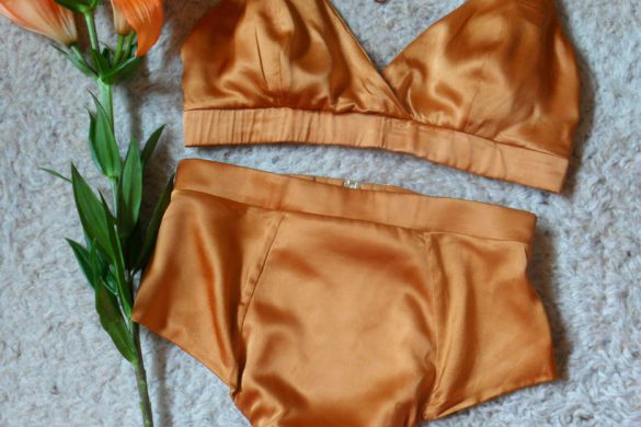 Luxury Lingerie Review: Studio Pia Petra Silk Bralette & Waist Thong