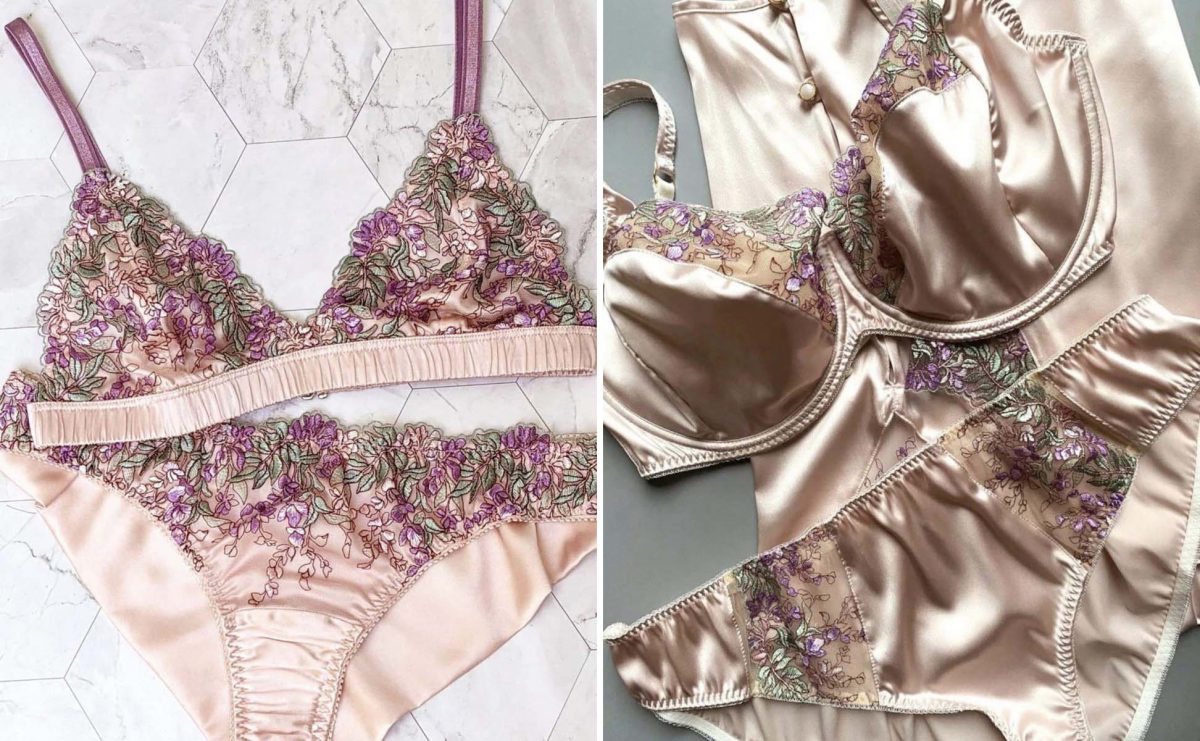 Angela Friedman and Harlow & Fox custom lingerie collaboration