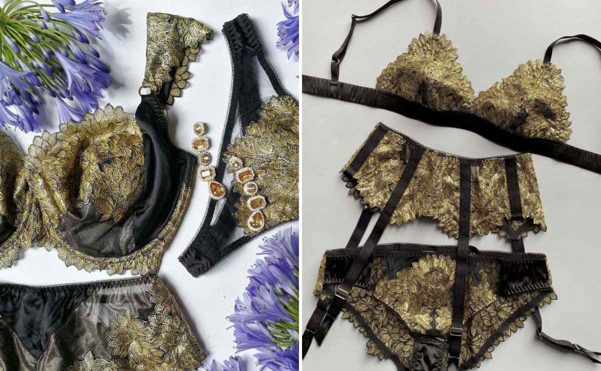 Angela Friedman and Harlow & Fox custom lingerie collaboration 3