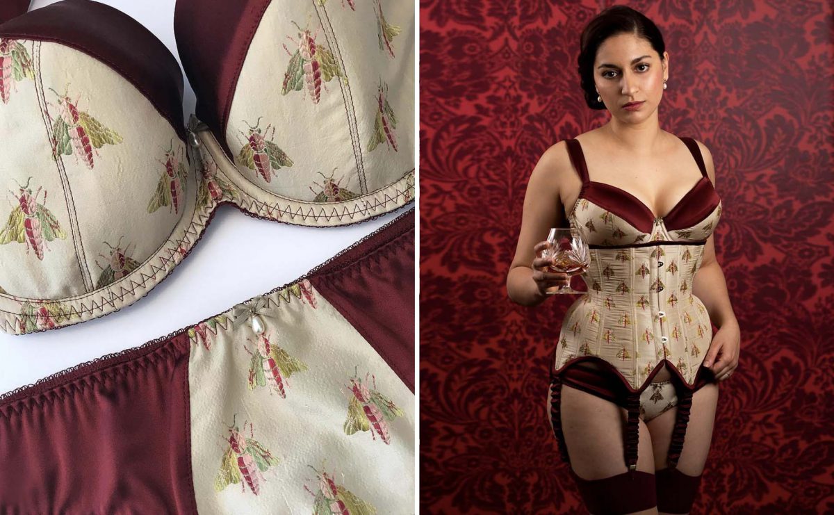 Chesebro Corsetry and Harlow & Fox custom lingerie collaboration