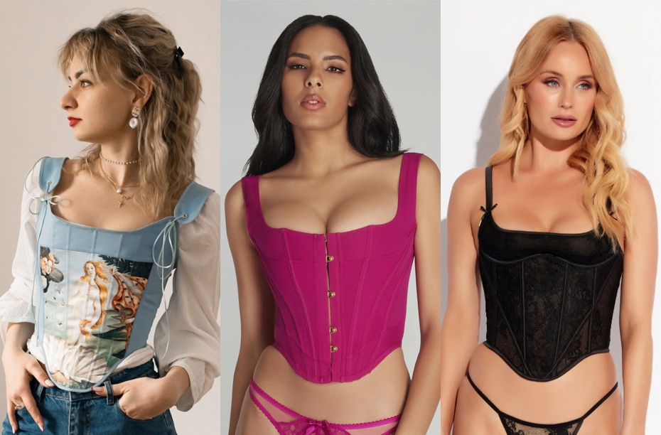 Stays-inspired corsets