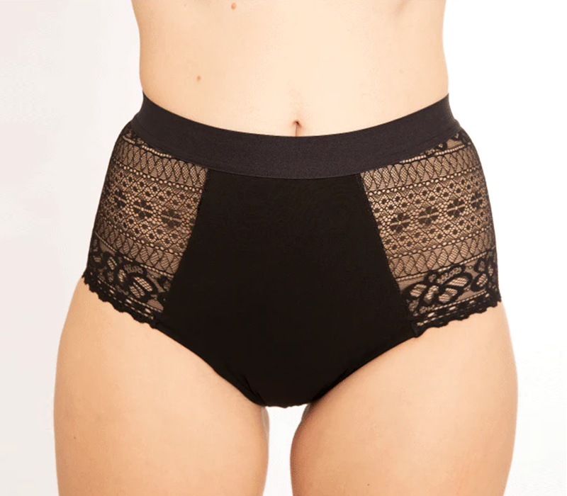 Wuka ULTIMATE™ LACE high waist heavy flow period panties