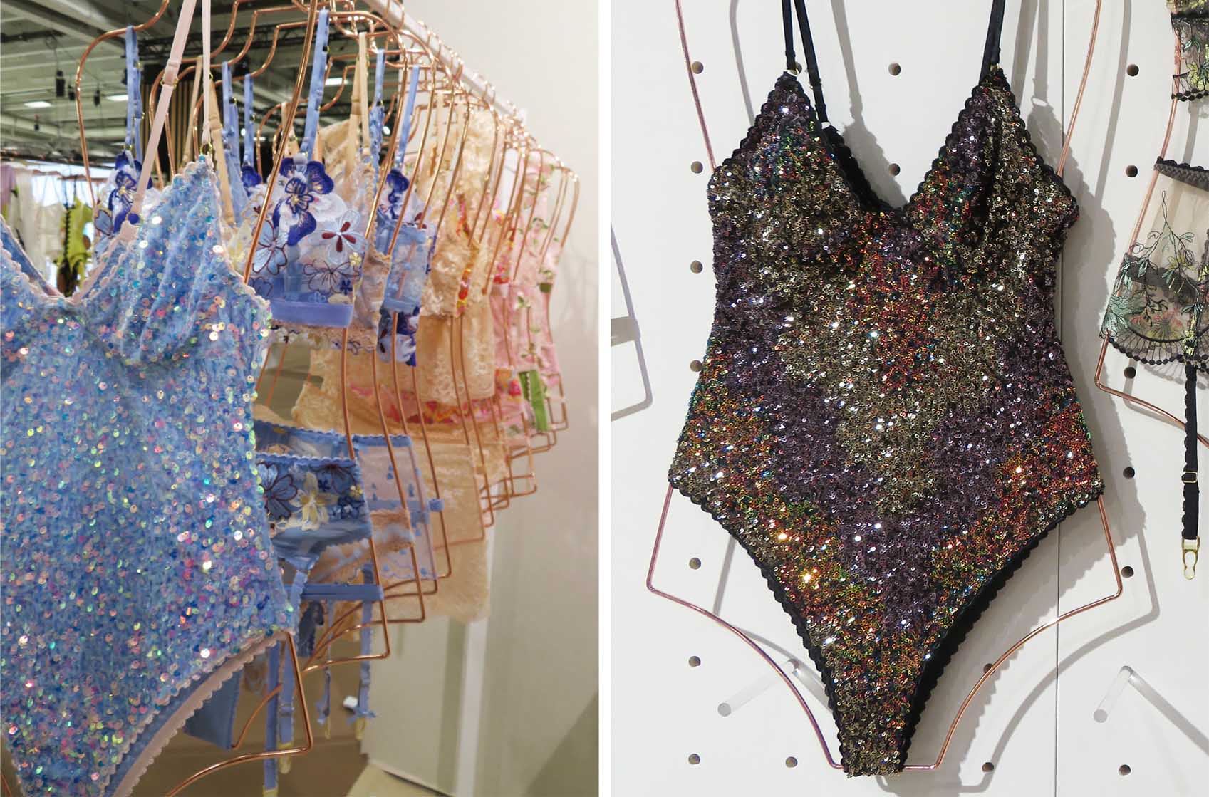 Nette Rose sparkly sequin bodysuits