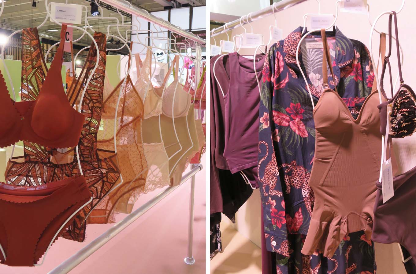 Lingerie trends 2026 - brown tones, seamless