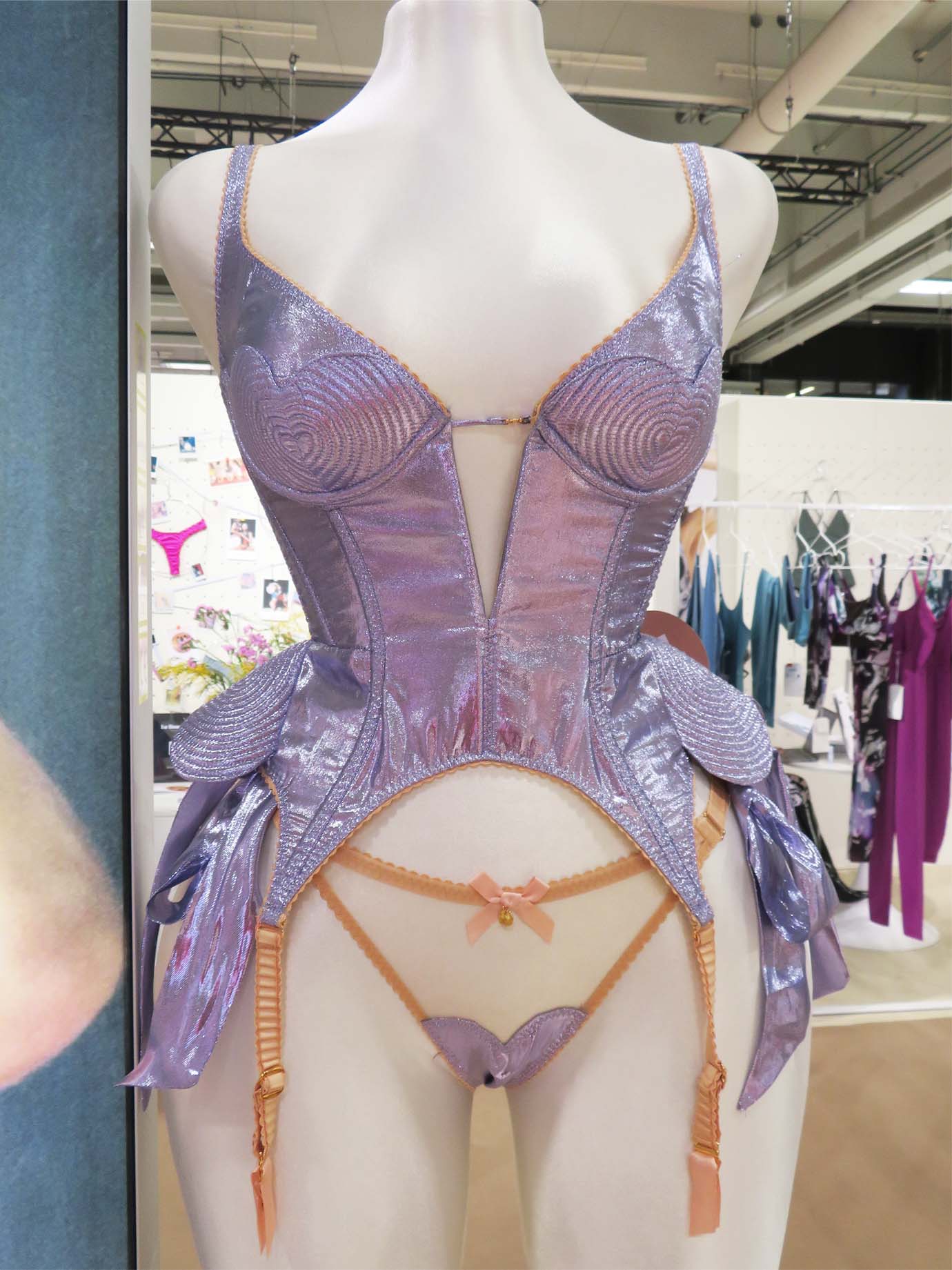 Maria Lucia Hohan iridescent purple corset