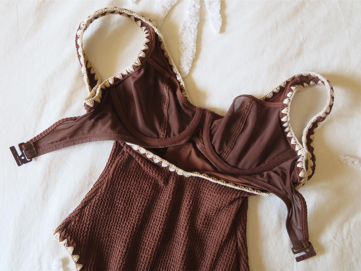 Bravissimo Cancun swimsuit - interior bra support